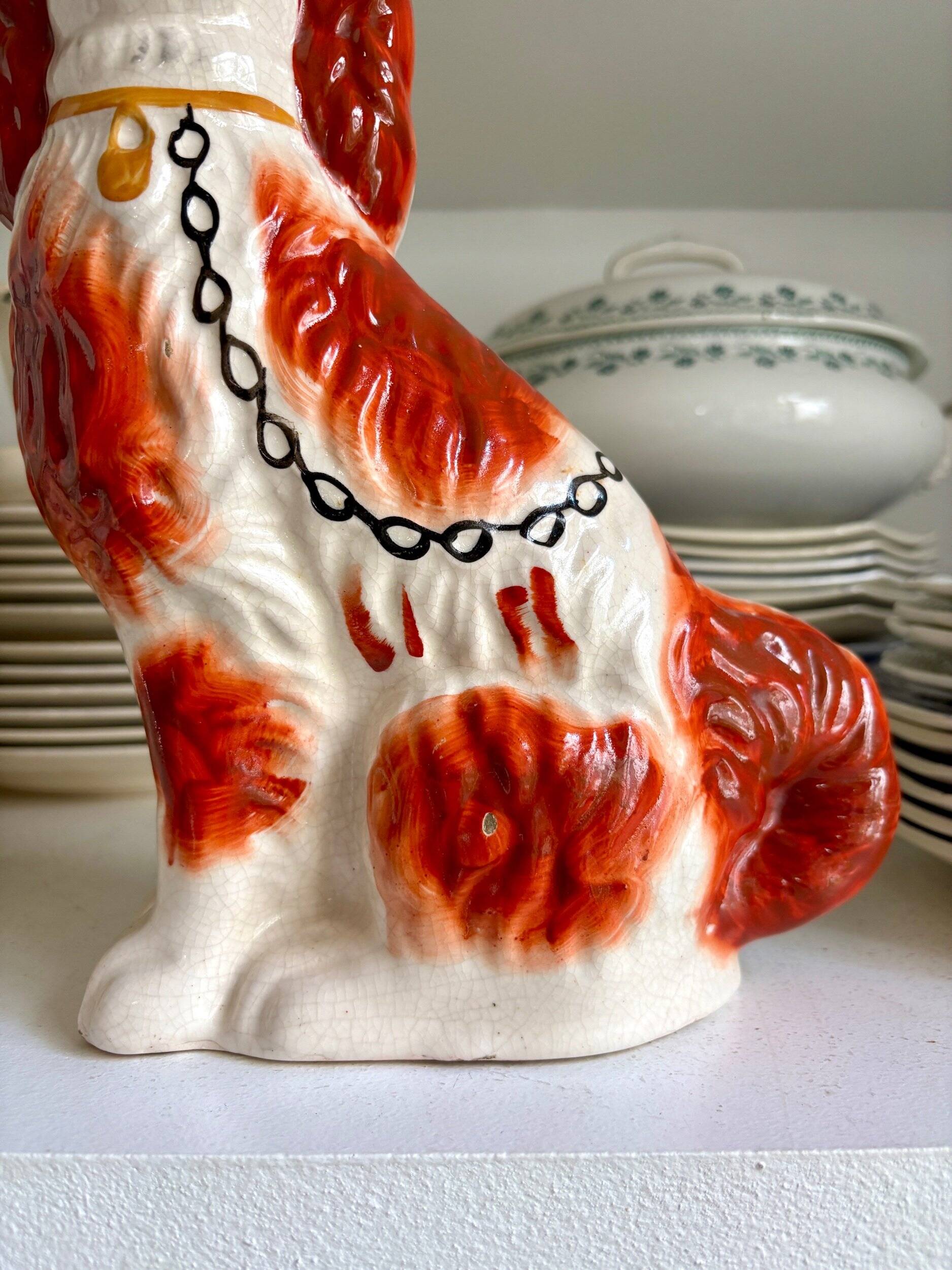 Dog, Cavalier King Charles Spaniel, Staffordshire No. 2, circa 1860