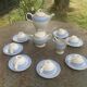 Service a café, compose de 17 pieces,  Poreylor,l amandinoise, vintage