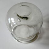 Glass candle holders