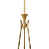 Brass and glass chandelier, 1950s