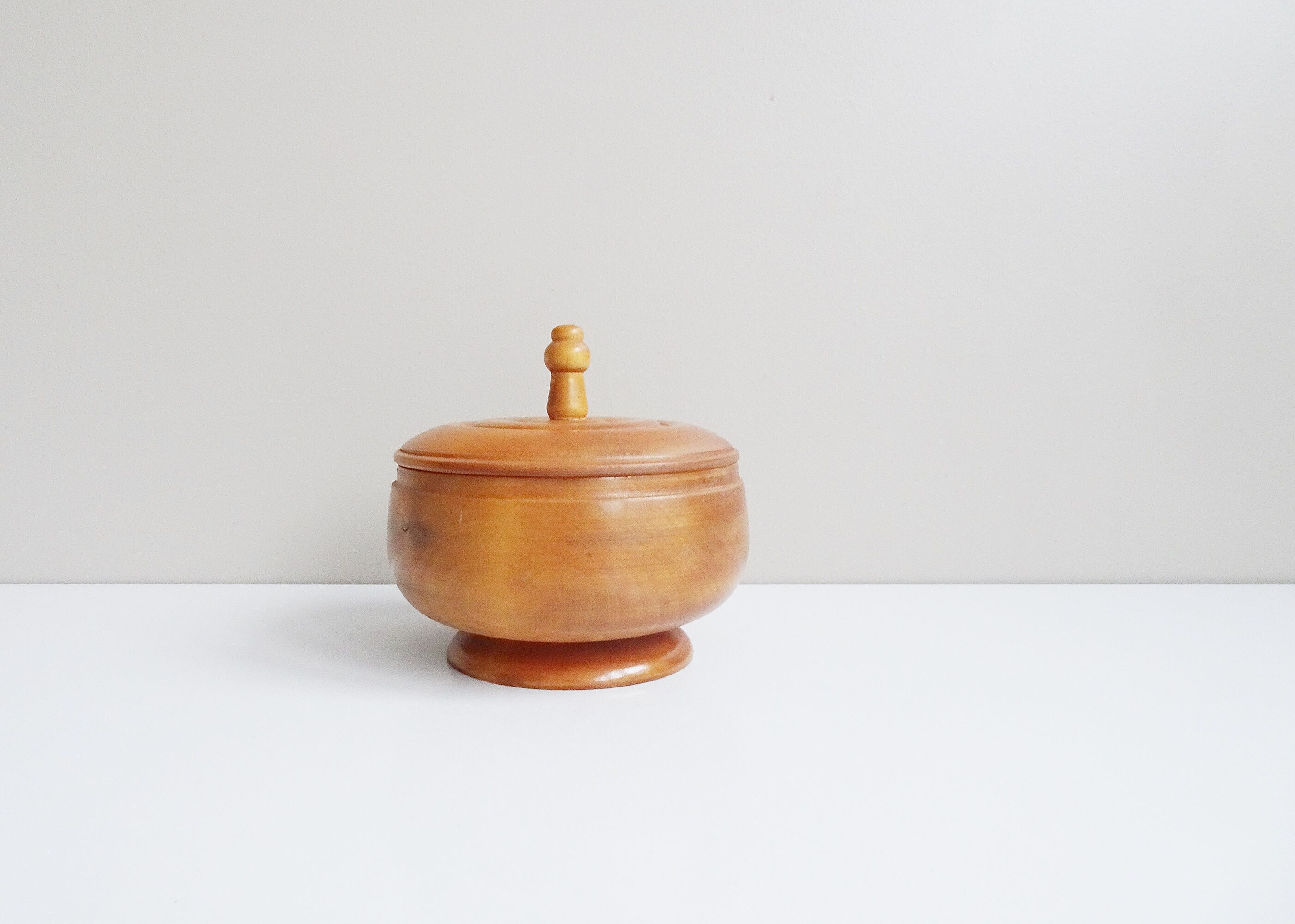 wooden box mid century