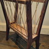 Vintage Scandinavian magazine rack