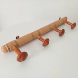 Antique wall coat rack from the 40s/50s