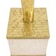 Jacques Duval Brasseur, Large golden brass cactus sculpture. 1992
