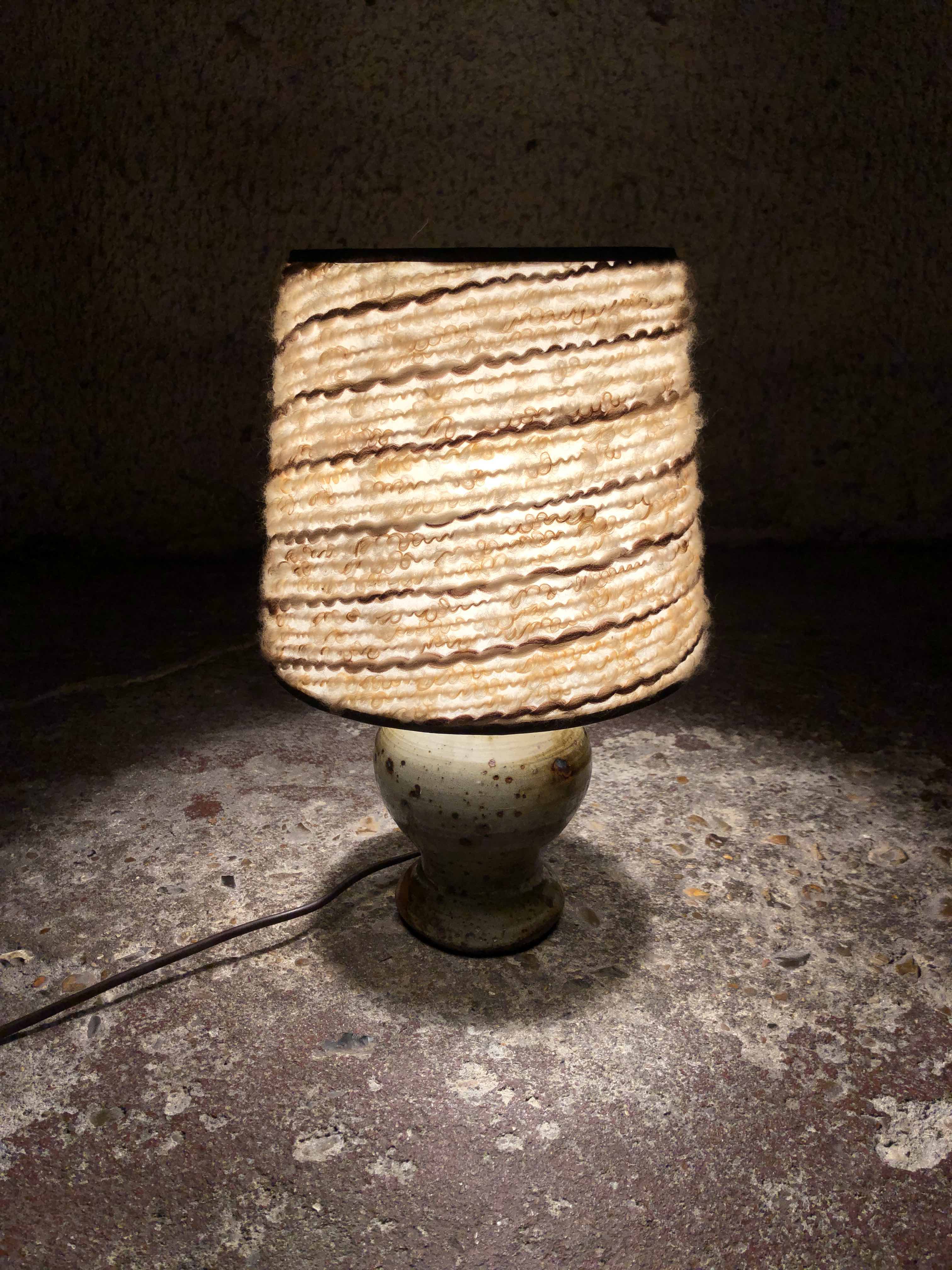 Pyrity sandstone lamp