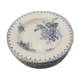 Sarreguemines ceramic soup plate, Flore model in blue sold individually