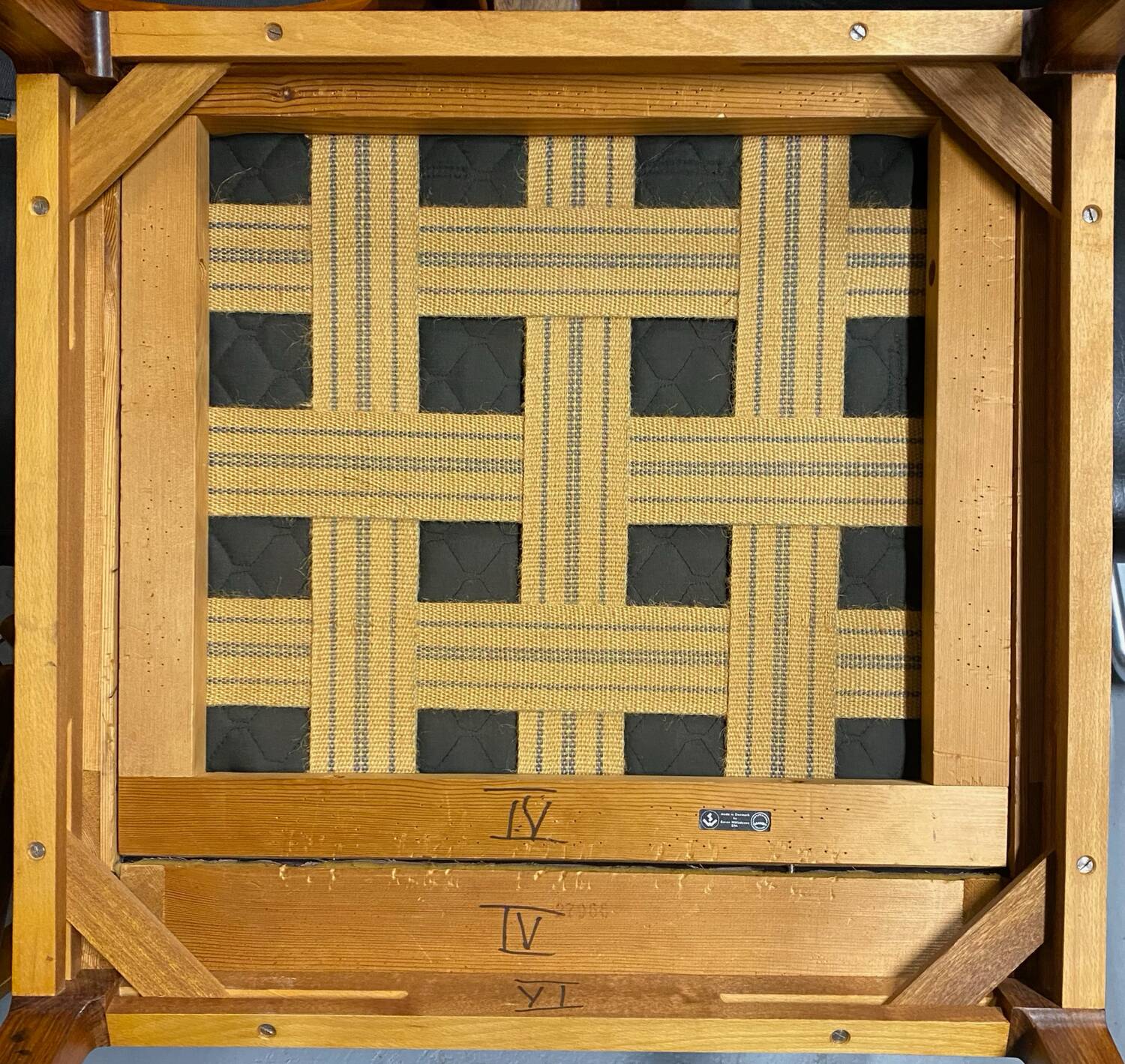 Fauteuil lounge en cuir du milieu du siècle par Kai Lyngfeldt-Larsen, Danemark, années 1960