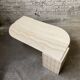 80s travertine coffee table