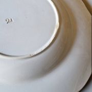 6 assiettes creuses Badonviller modèle Richelieu