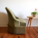 Toad velvet olive chair