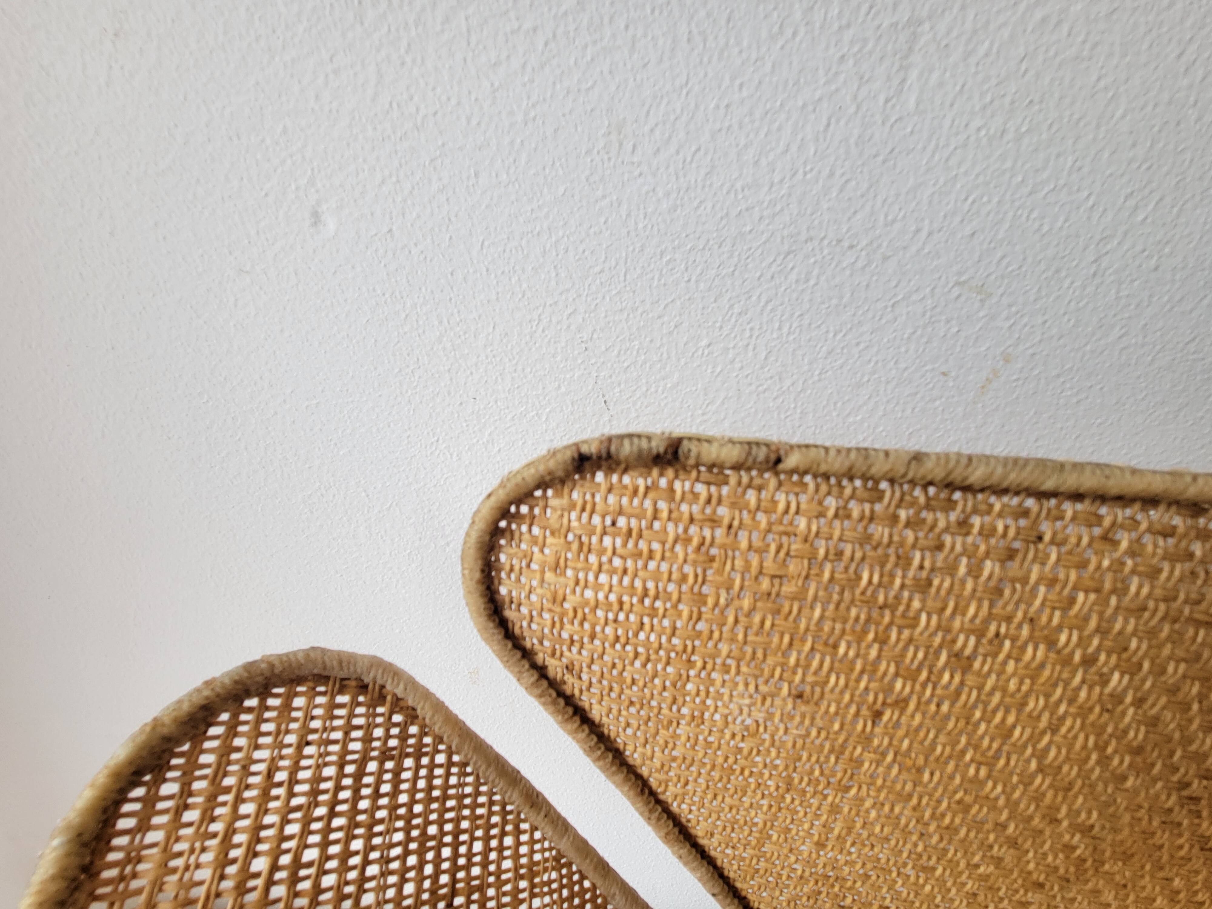 Rabane and leather suspension