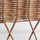 Coat rack 4 hooks in vintage rattan
