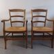 Pair of Armchairs in Cherry Wood