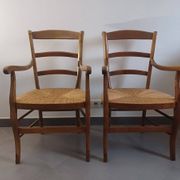 Paire De Fauteuil En Merisier