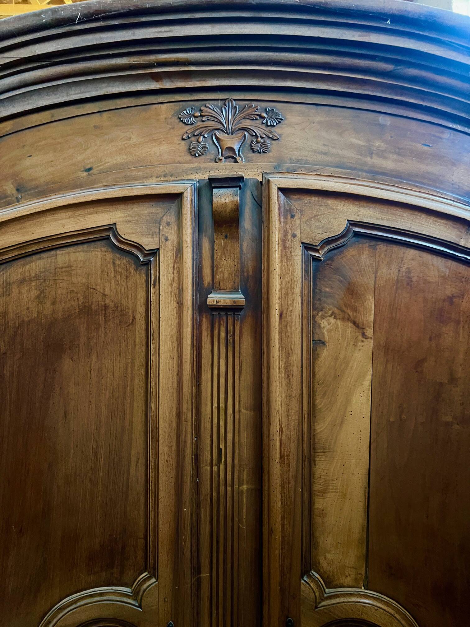 Dauphinoise Louis XV walnut armoire, storage cabinet H: 2.20m