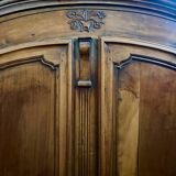 Armoire Dauphinoise ép Louis XV en noyer, Vaisselier rangement H:2.20m