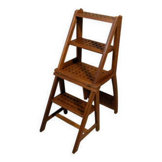 Teak library step chair, Denmark