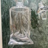 Old crystal carafe
