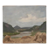 Landscape oil painting on hardboard by O. Couvreur, 1946