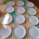 12 dessert plates in Limoges porcelain by Maison Giraud