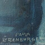 1940s oil portrait of Paula Lutzeneurger