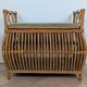 1960s rattan storage bench