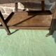 Wooden serving trolley