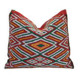 Berber Cushion, Vintage Moroccan Rug Cushion Cover, Berber Wool Cushion Covers