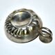 Vintage tastevin cup in silver metal Lutz Dijon 7.5 cm