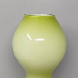 1970s Astonishing Space Age Green Vase in Murano Glass. Made in Italy