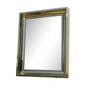 miroir vintage en laiton - 1970