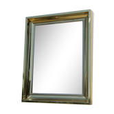 Vintage brass mirror 1970 France