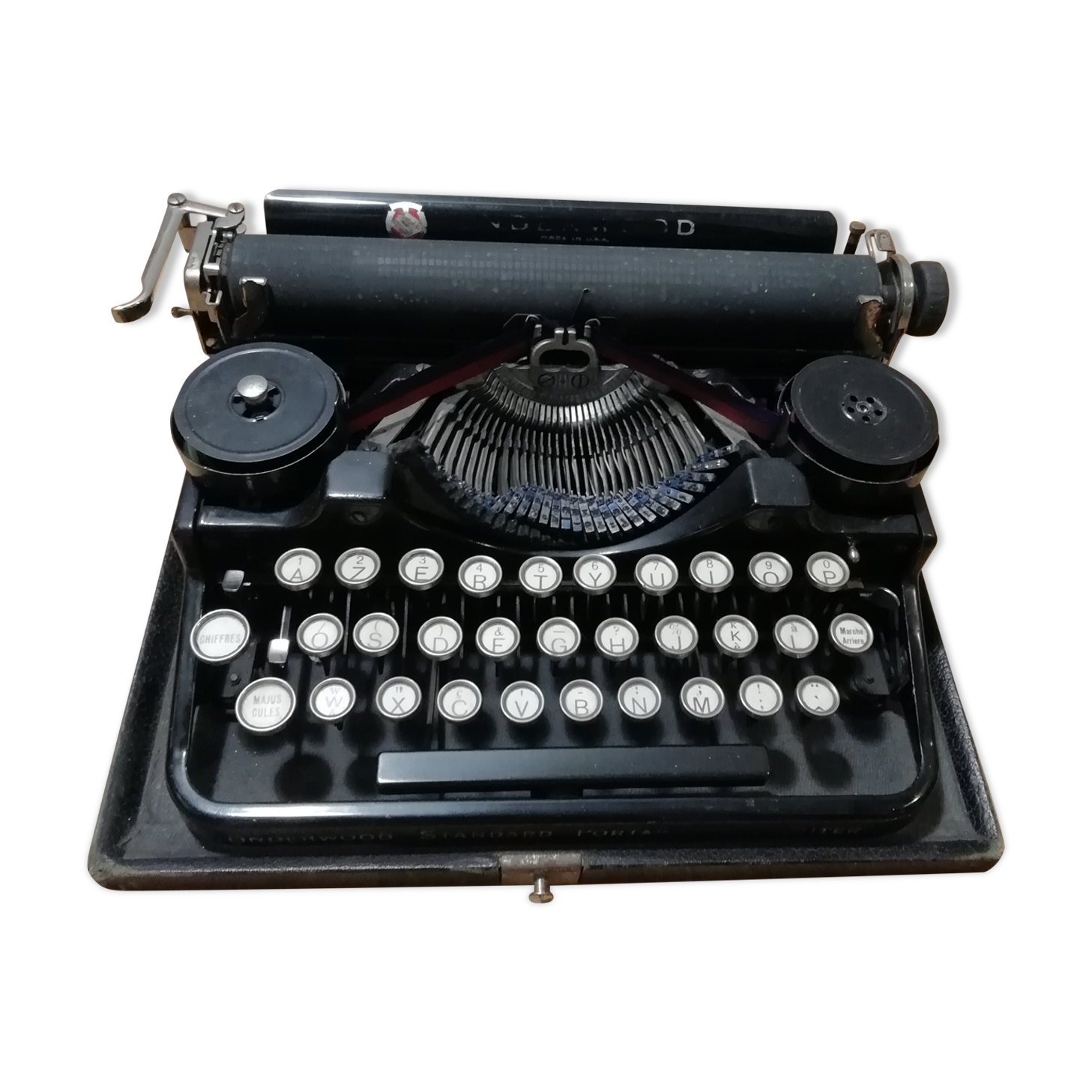 Typewriter Underwood Standard Portable 40 years