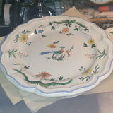 Dish gien decor birds of paradise