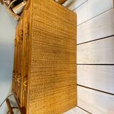 Rattan chest of drawers