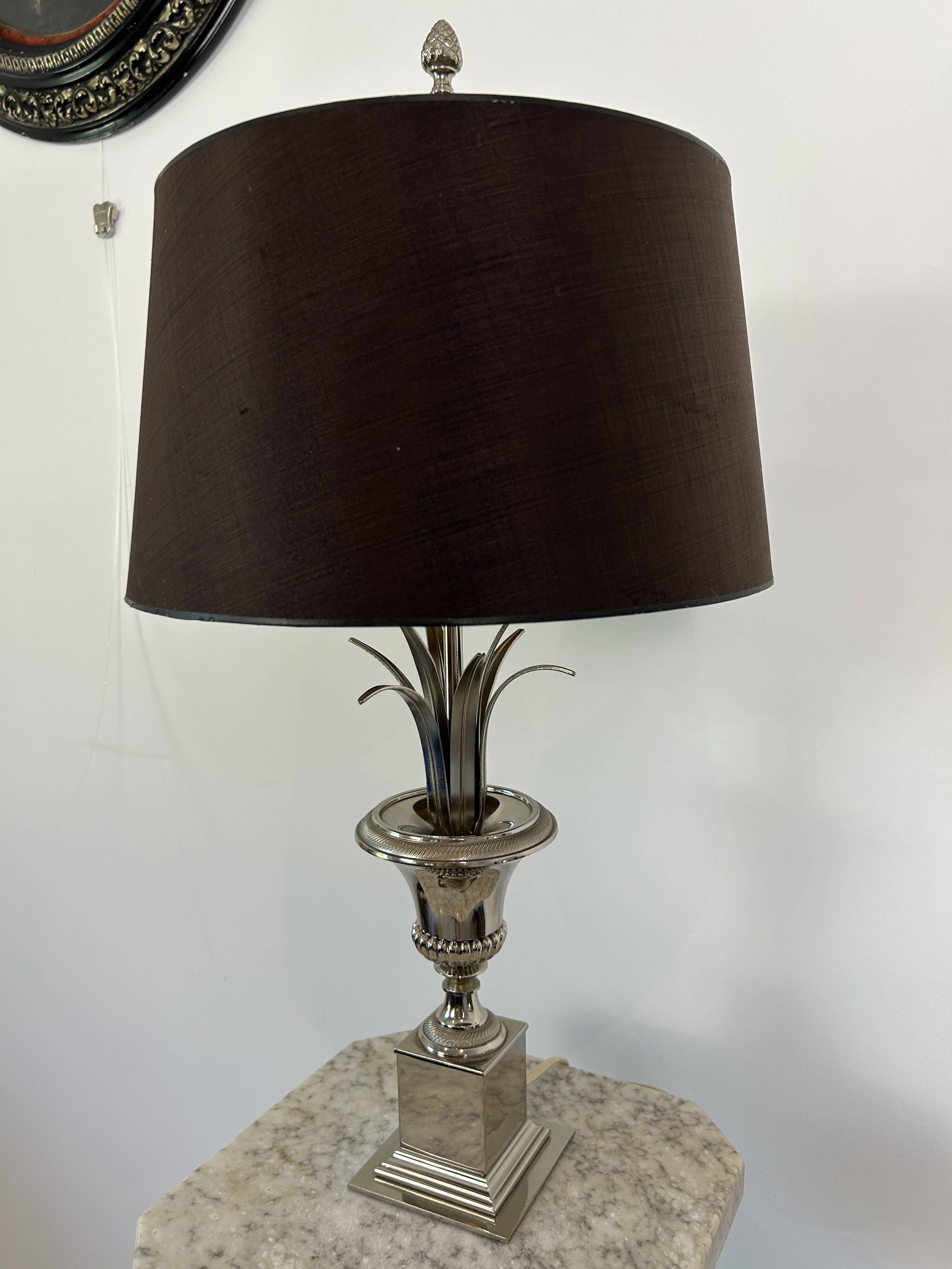 Belle lampe de table ananas - hollywood regency
