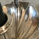 Vintage Olri silver metal candlestick