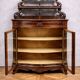 Superb curved display cabinet from the Napoléon III period, made of mahogany.