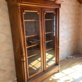 1960s glass-fronted bookcase