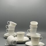Manufacture Vignaud, Limoges, coffee service for 9 people