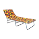 Flower sunbed long chair, vintage 70s, folding