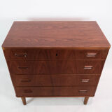 Chest of drawers in teak with four drawers, of Danish design, 1960s