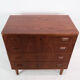 Chest of drawers in teak with four drawers, of Danish design, 1960s