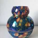 Pair of Vases with tiers Kralik millefiori