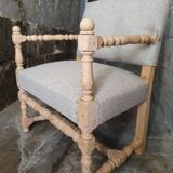 Pair of Louis XIII style armchairs