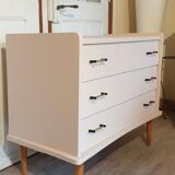 Pink vintage chest of drawers
