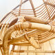 Rattan armchair