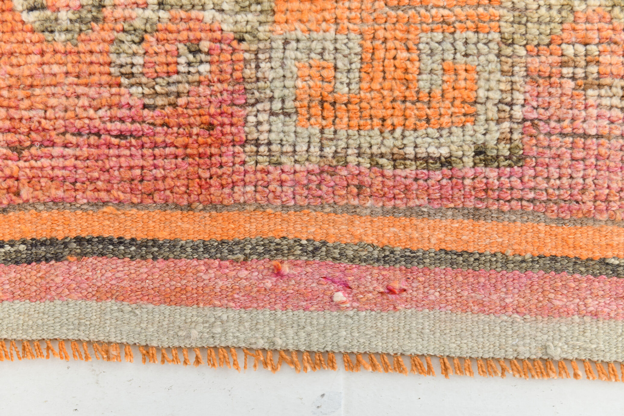 3x10 vintage runner rug, 89x312cm