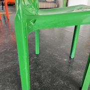 Green "Selene" chair by Vico Magistretti / Artemide