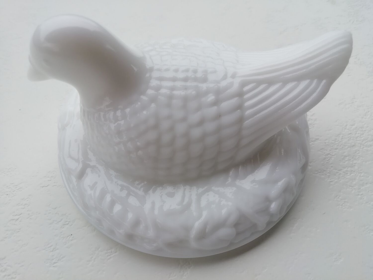 Boite opaline oiseau Avon